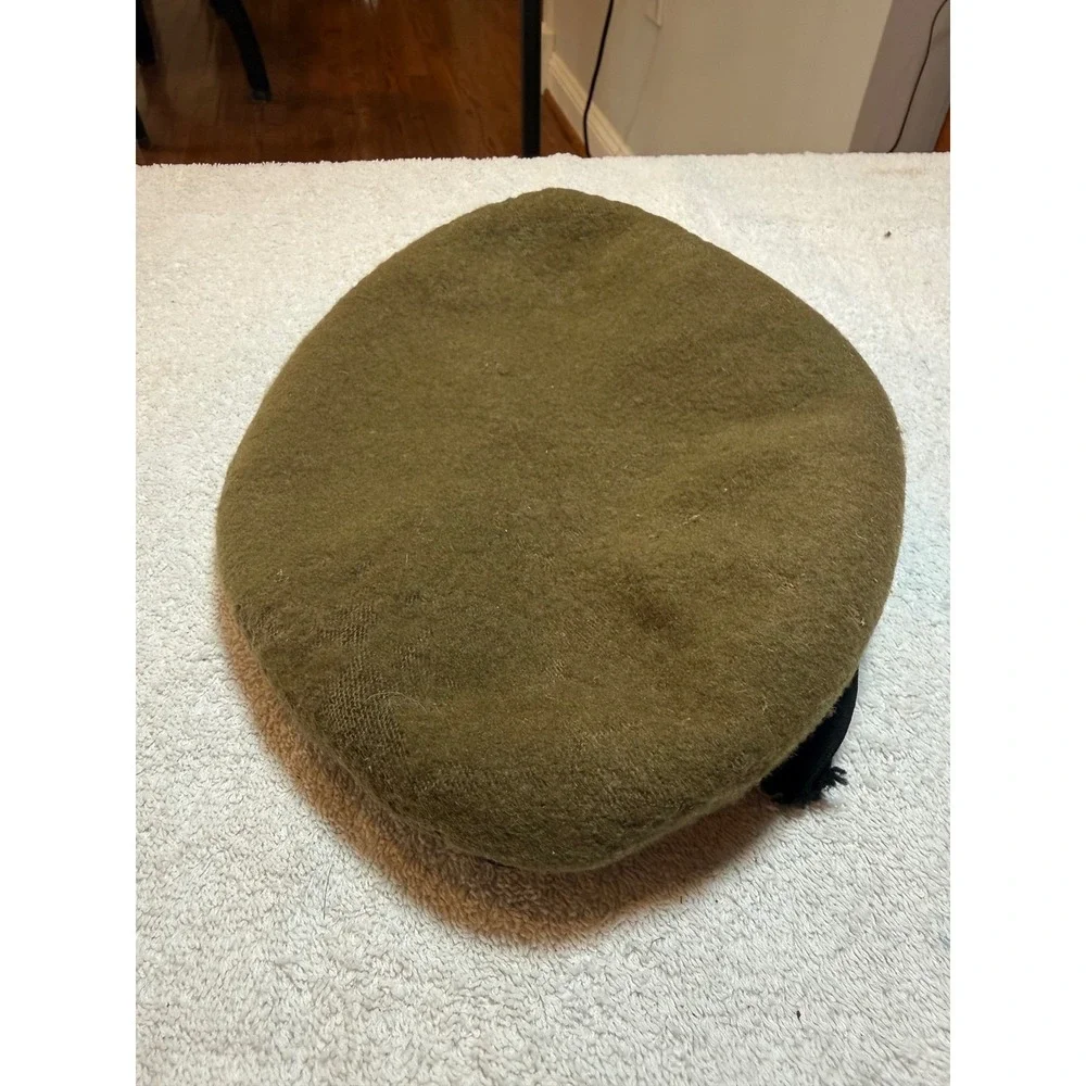 Bancroft Military Caps Olive Green Wool Beret US Military Spec A-A-55184